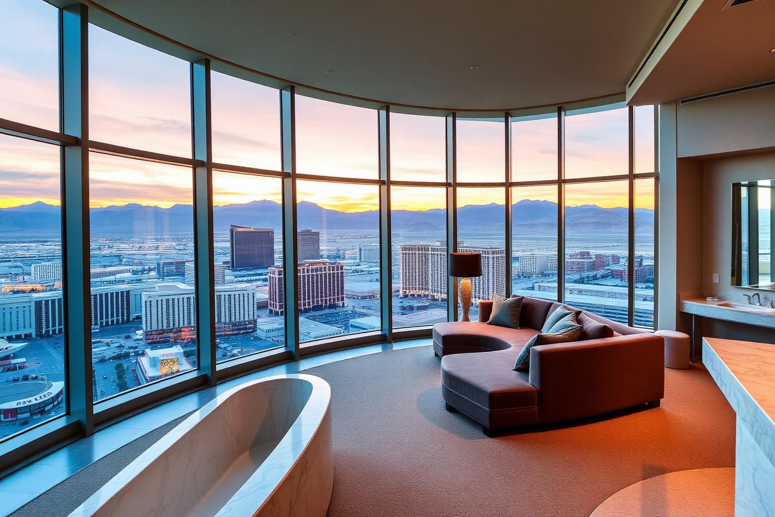 Corner Suite at ARIA Resort & Casino — Las Vegas — 1,030 sq ft interior