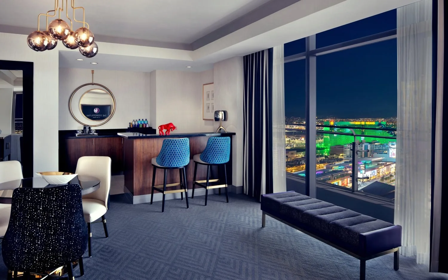 Wraparound Terrace Suite at The Cosmopolitan - Las Vegas - 1,300 sq ft interior